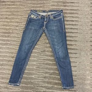 See Thru Soul Most Wanted skinny jeans